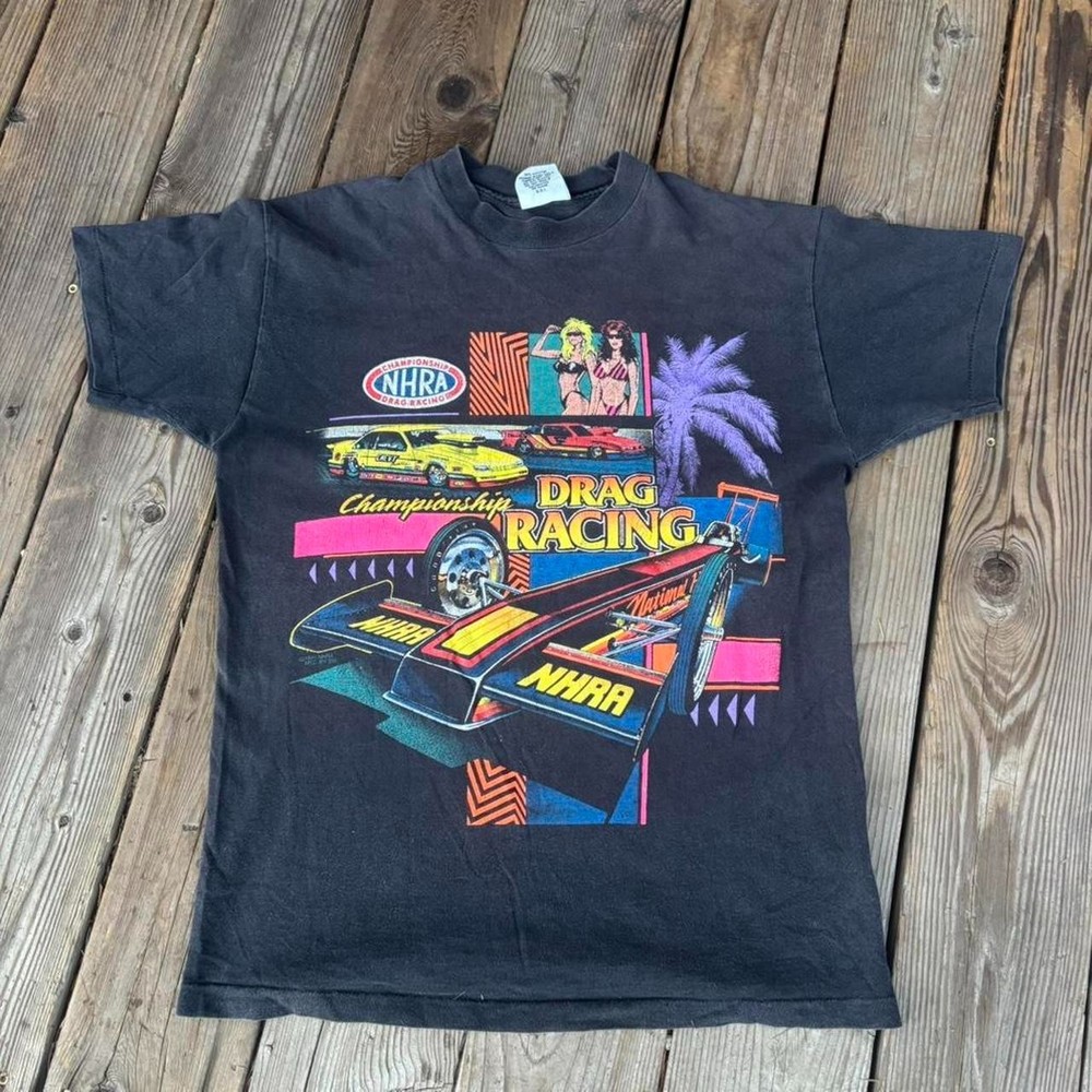 NHRA drag racing tee shirt reprint VK08158