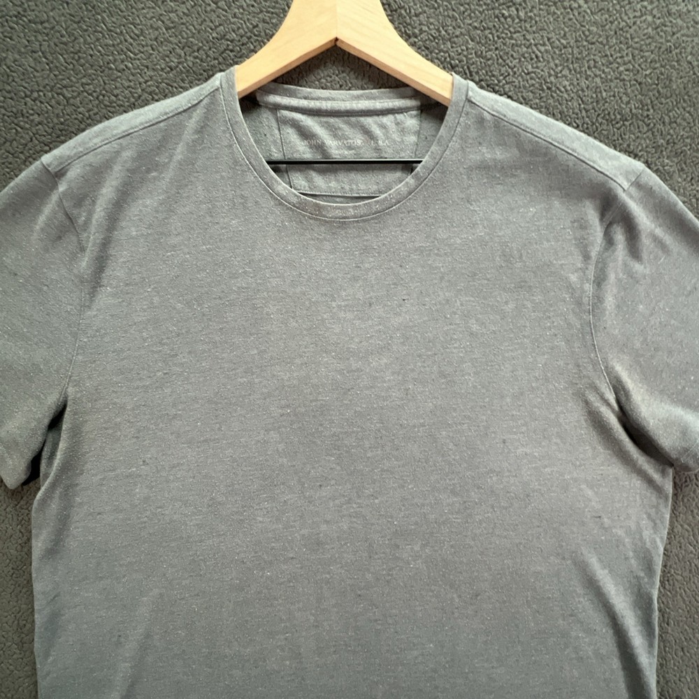 John Varvatos USA Crew Neck T-Shirt Mens Size XL Gray Regular Fit Grunge