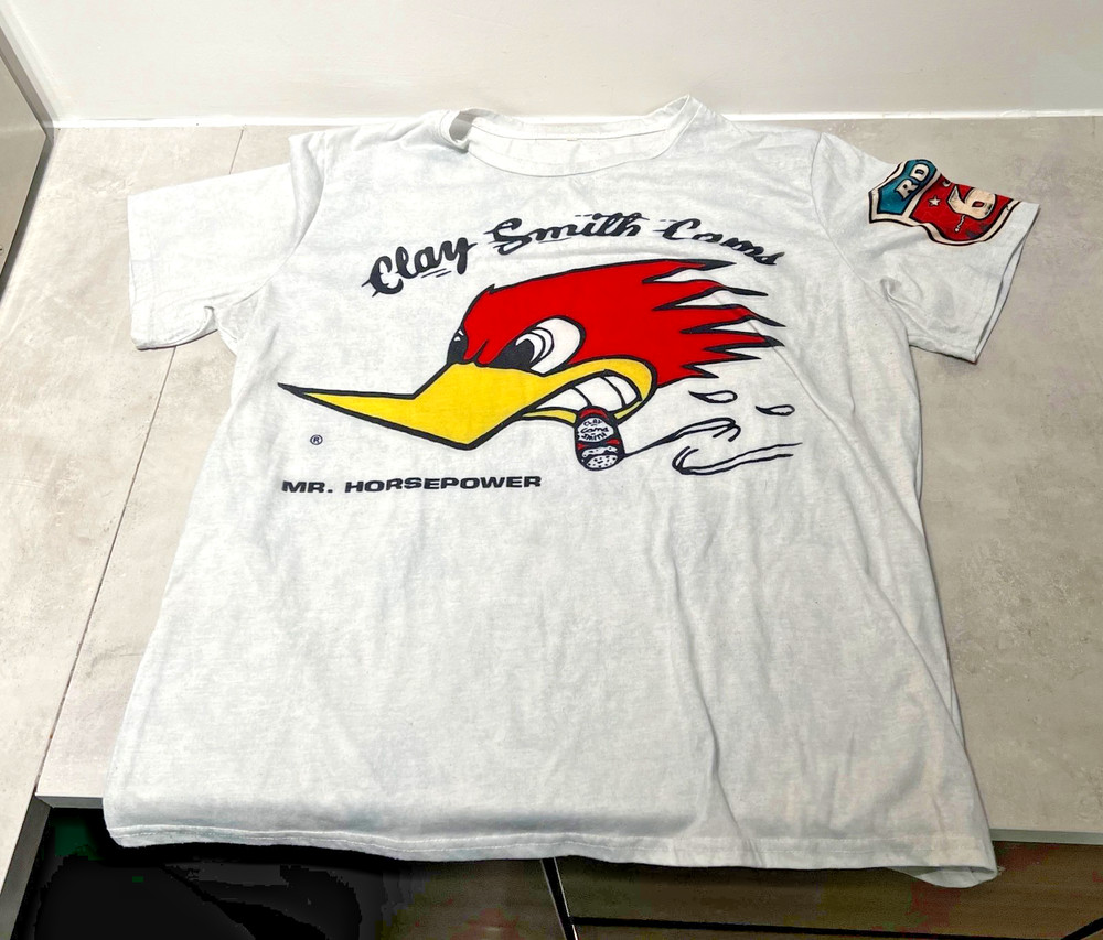 Clay Smith Cams Mr. Horsepower Route 66 Graphic T-Shirt Men XL