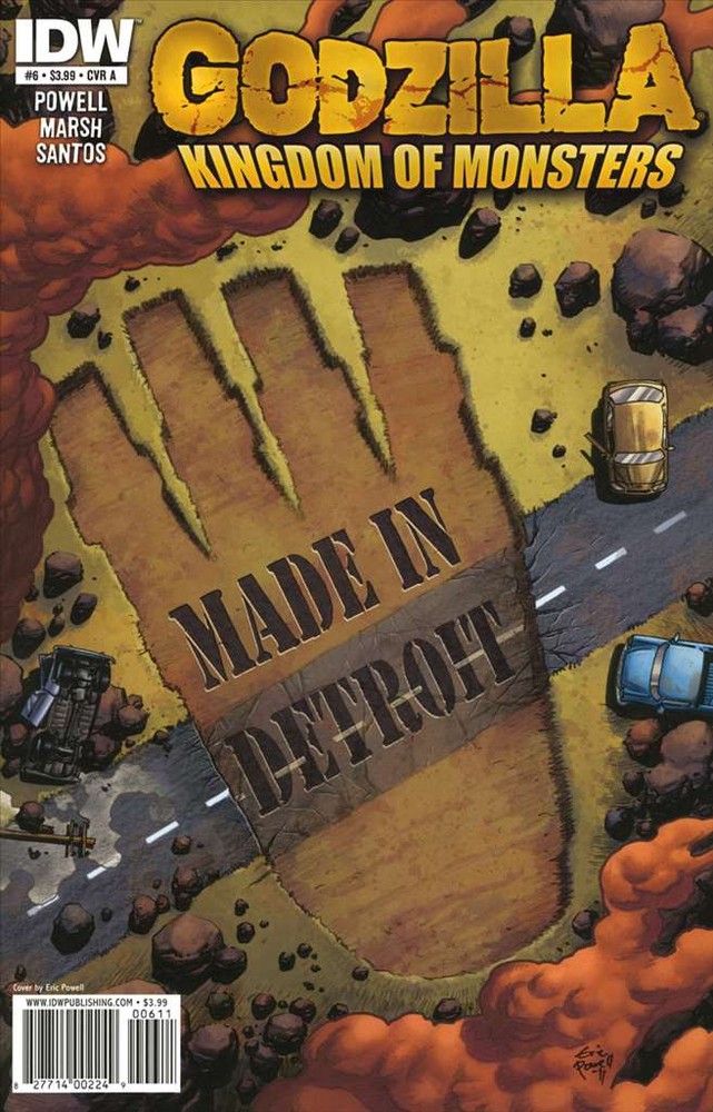 Godzilla Kingdom of Monsters #6 FN IDW Eric Powell - combined shipping available