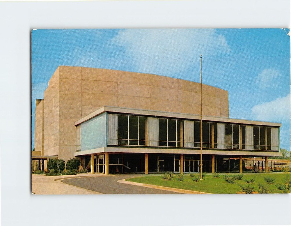Postcard Ovens Auditorium Charlotte North Carolina
