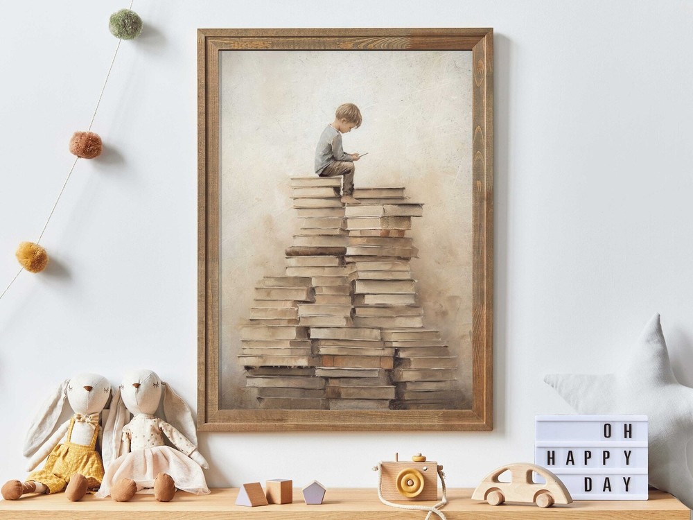 Classroom Reading Decor Boys Elementary School Study Room Wall Art Read Study