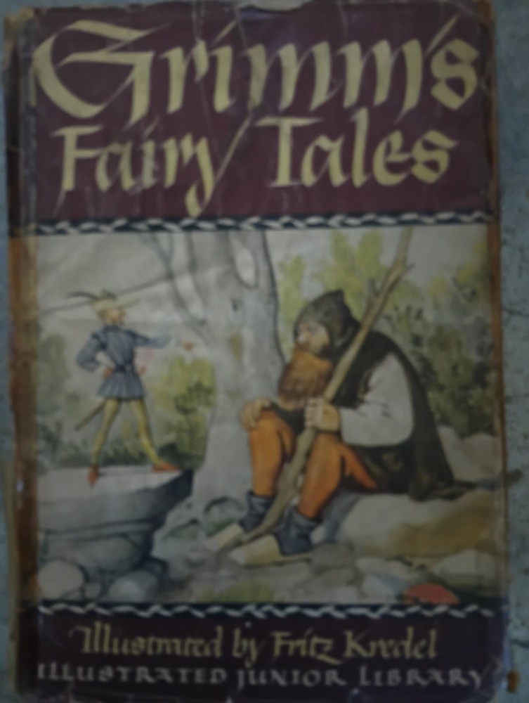 Grimms Fairy Tales, 1945, By The Brothers Grimm, Illustrated Junior Library.