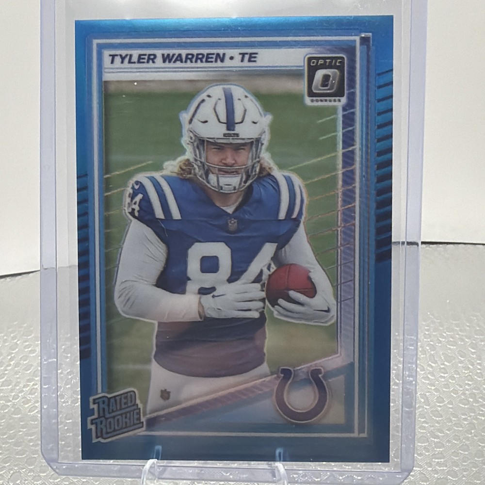 🔥Al 2025 Panini Donruss Optic Football Rated Rookie Aqua /349 Rc Tyler Warren