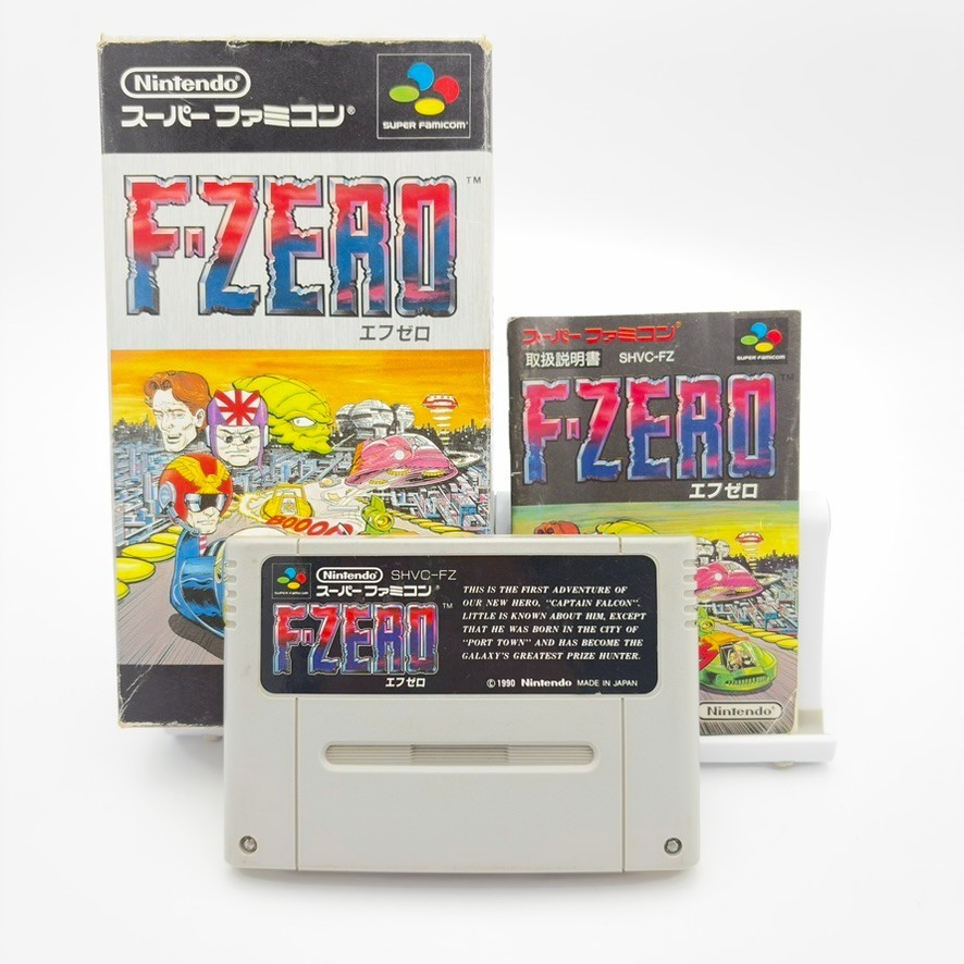 F-Zero Nintendo Super Famicom w/Box and Manual