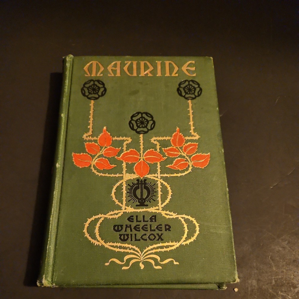 MAURINE & other poems Book Ella Wheeler Wilcox First Edition 1888 Hardcover