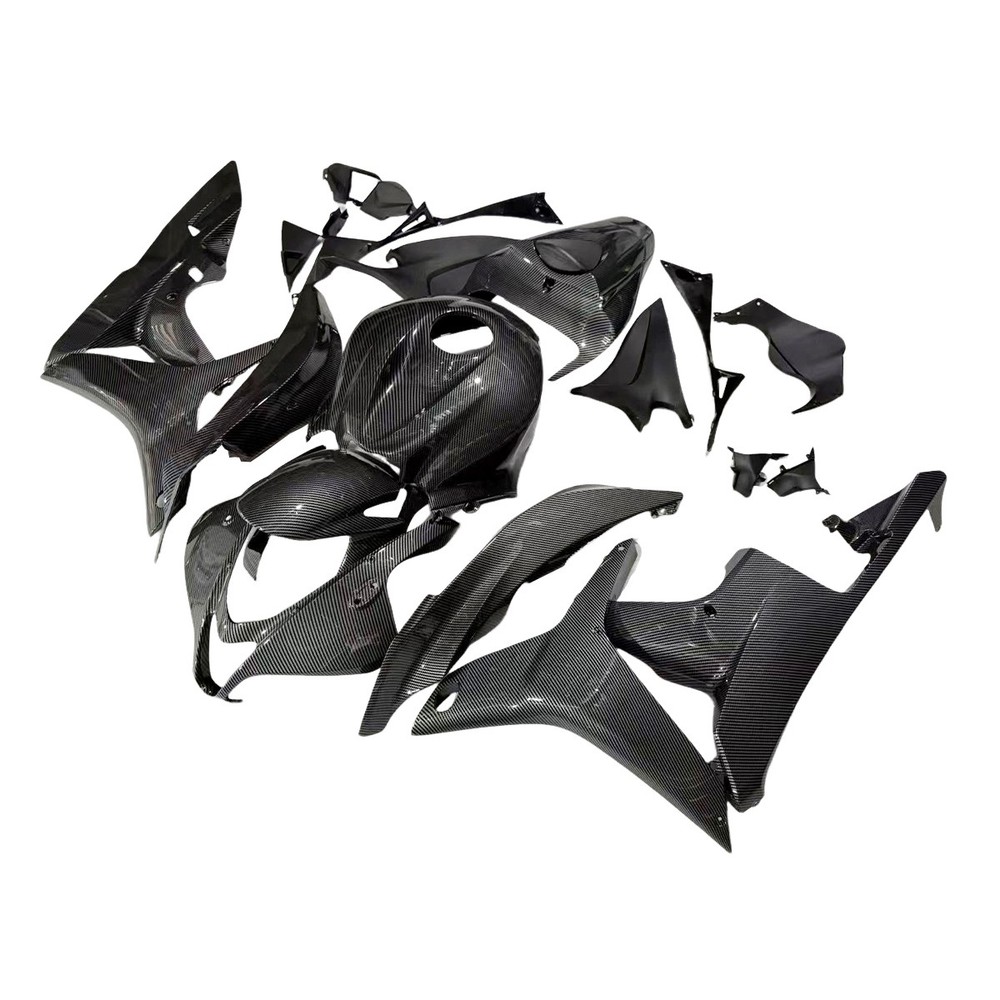 Carbon Effect ABS Fairings For Honda CBR600RR F5 2007 2008 07 Plastic Bodywork