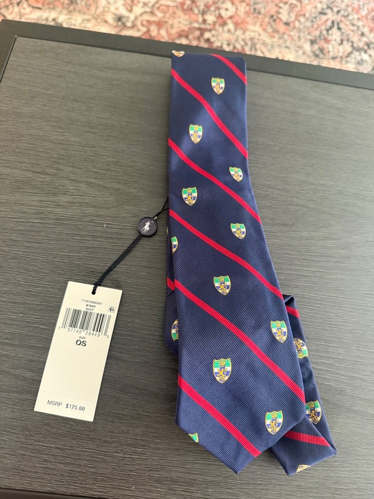 ralph lauren tie new with tags retail price $125 U.S. shipping only