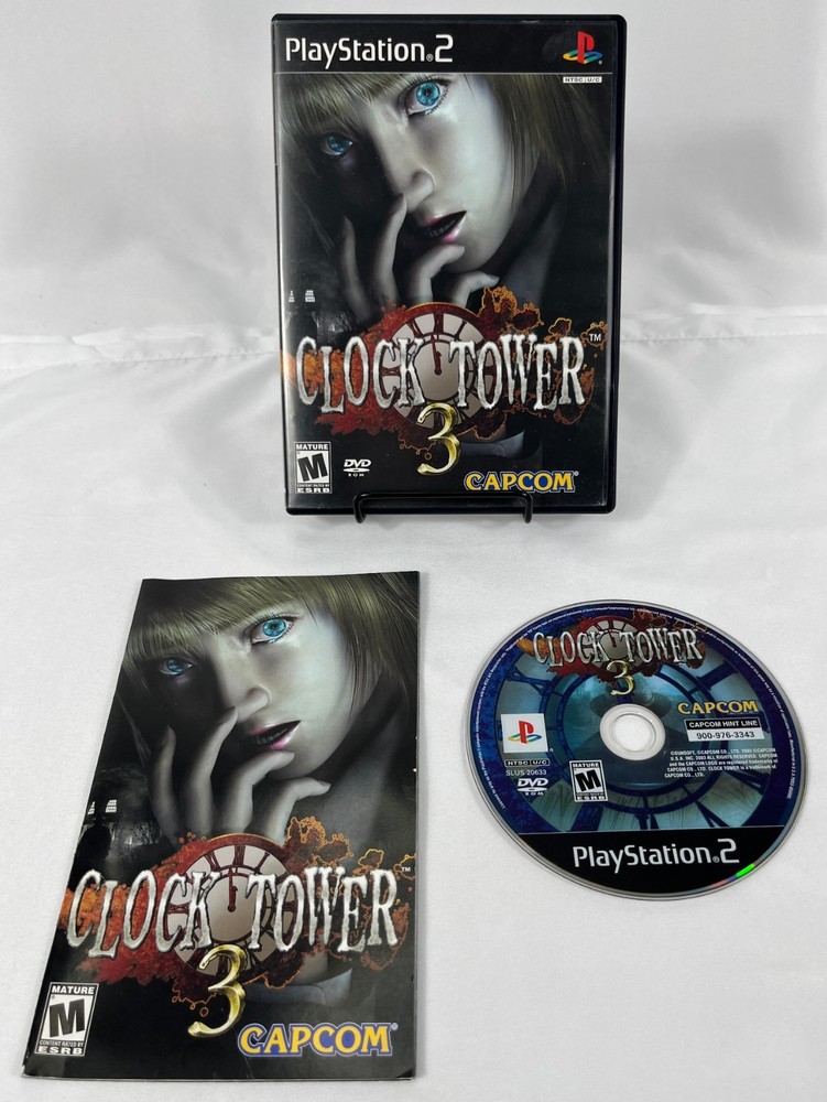 Clock Tower 3 - Sony PlayStation 2 CIB Complete In Box With Manual Tested
