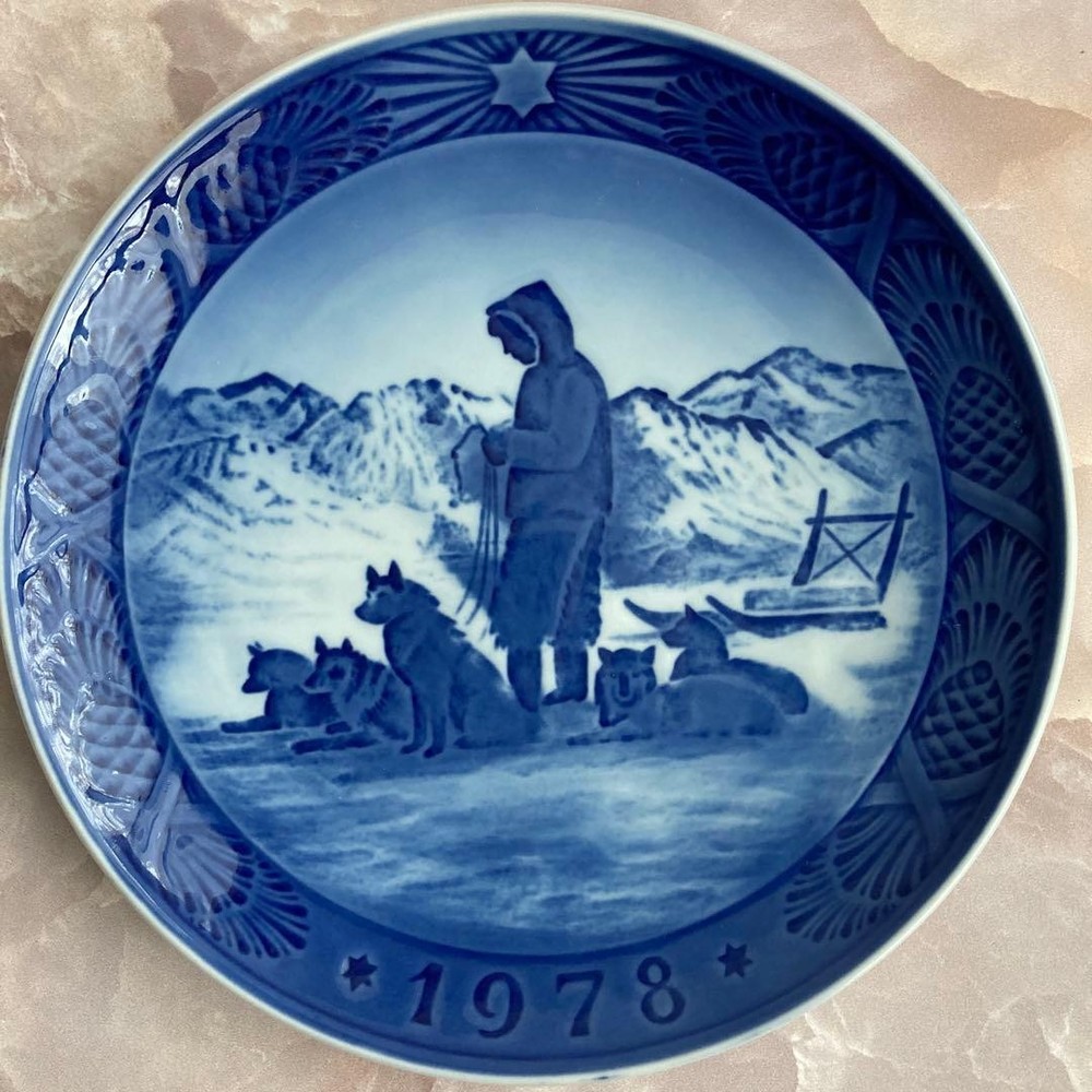 Royal Copenhagen Year Plate 1978 Greenland Scenery 18cm Used