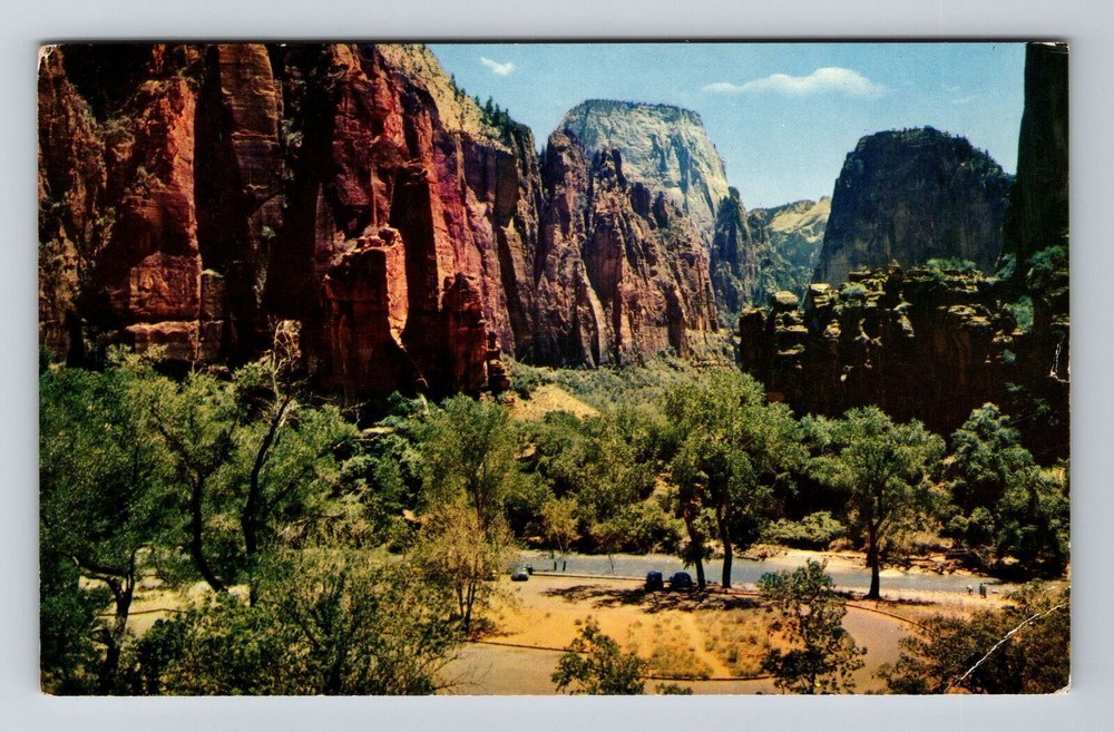 Salt Lake City UT-Utah, Temple Sinawava, c1960, Vintage Postcard
