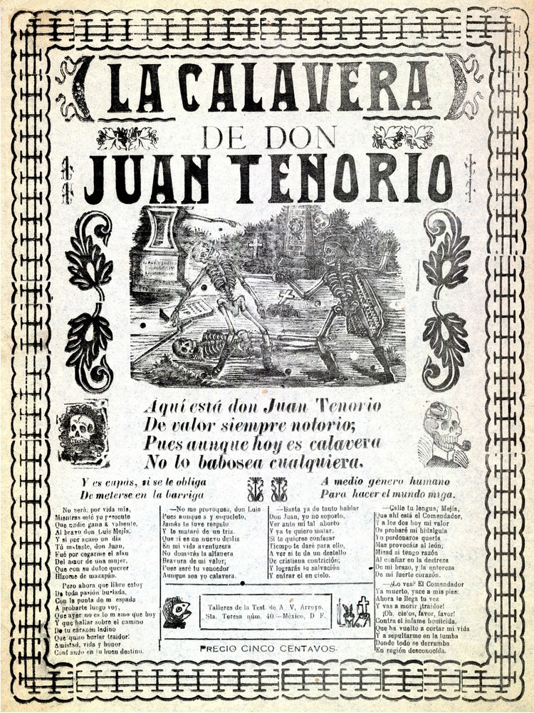 Decor Poster. Fine Graphic Art Design. Juan Tenorio. Mexican History News. 1066