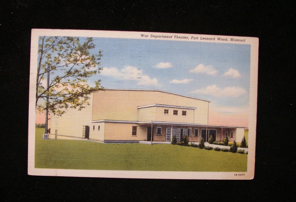 1942 Postcard Linen 