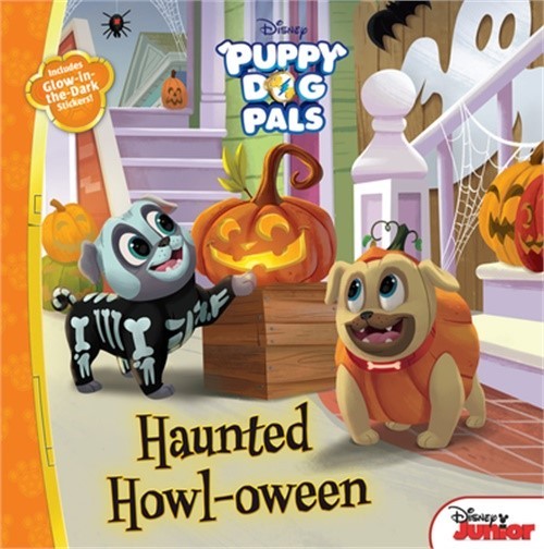 Puppy Dog Pals Haunted Howl-Oween: With Glow-In-The-Dark Stickers! (Paperback or