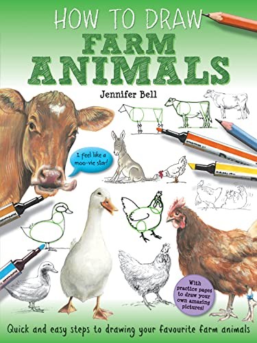 Farm Animals (How to Draw) by Jennifer Bell Book The Fast Free ShippingFREE US DELIVERY | ISBN: 1841359874 | Quality Books