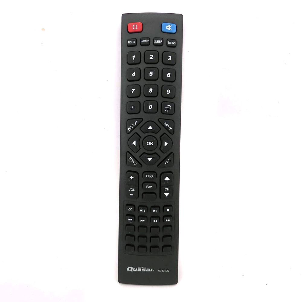 New Genuine RC3040Q For Quasar LCD LED Smart TV Remote Control SQ5501U 2Q4201U