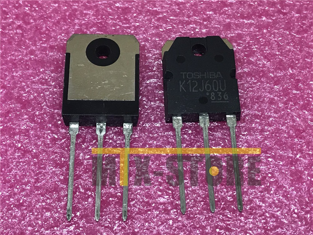10PC TK12J60U New Best Trans MOSFET N-CH 600V 12A 3-Pin( TO-3PN K12J60U