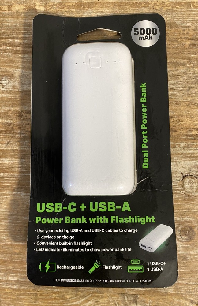 Power Bank 5000 mAh Rechargable