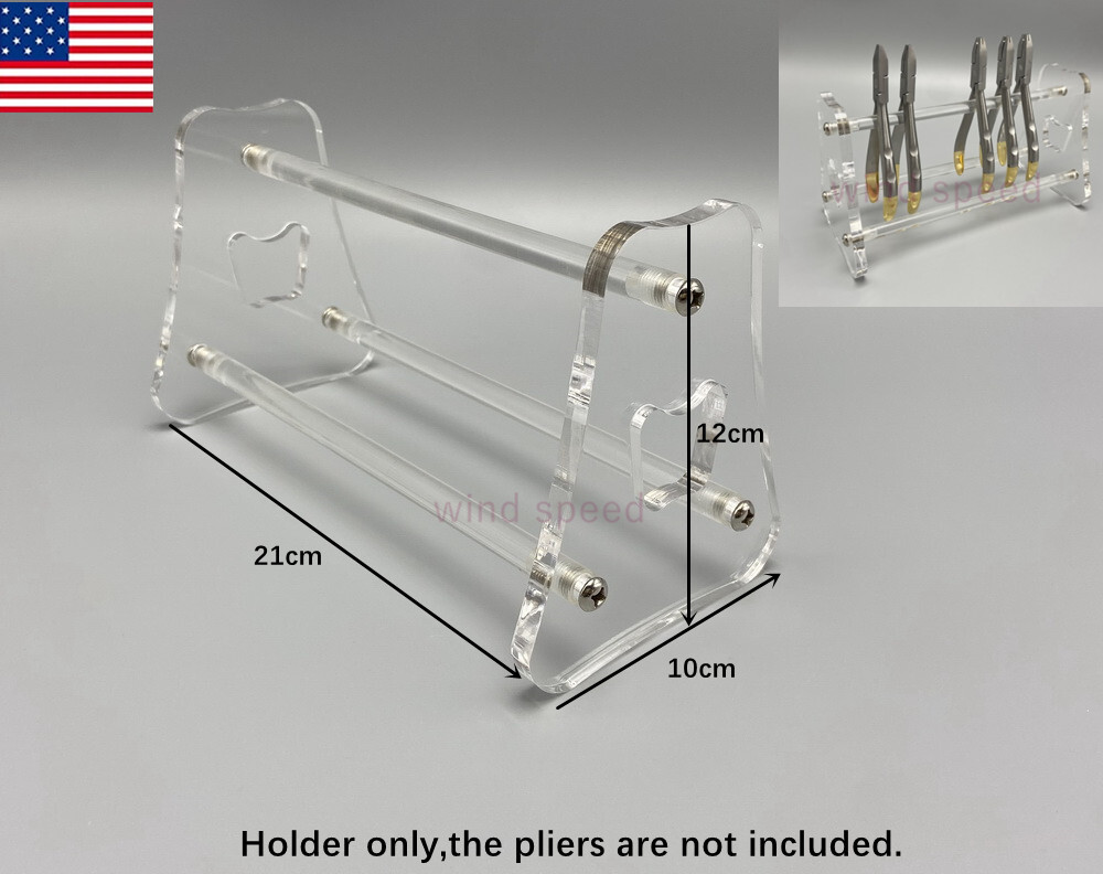 Dental Pliers shelf Acrylic Rack plier holder Orthodontic Instruments Bracket