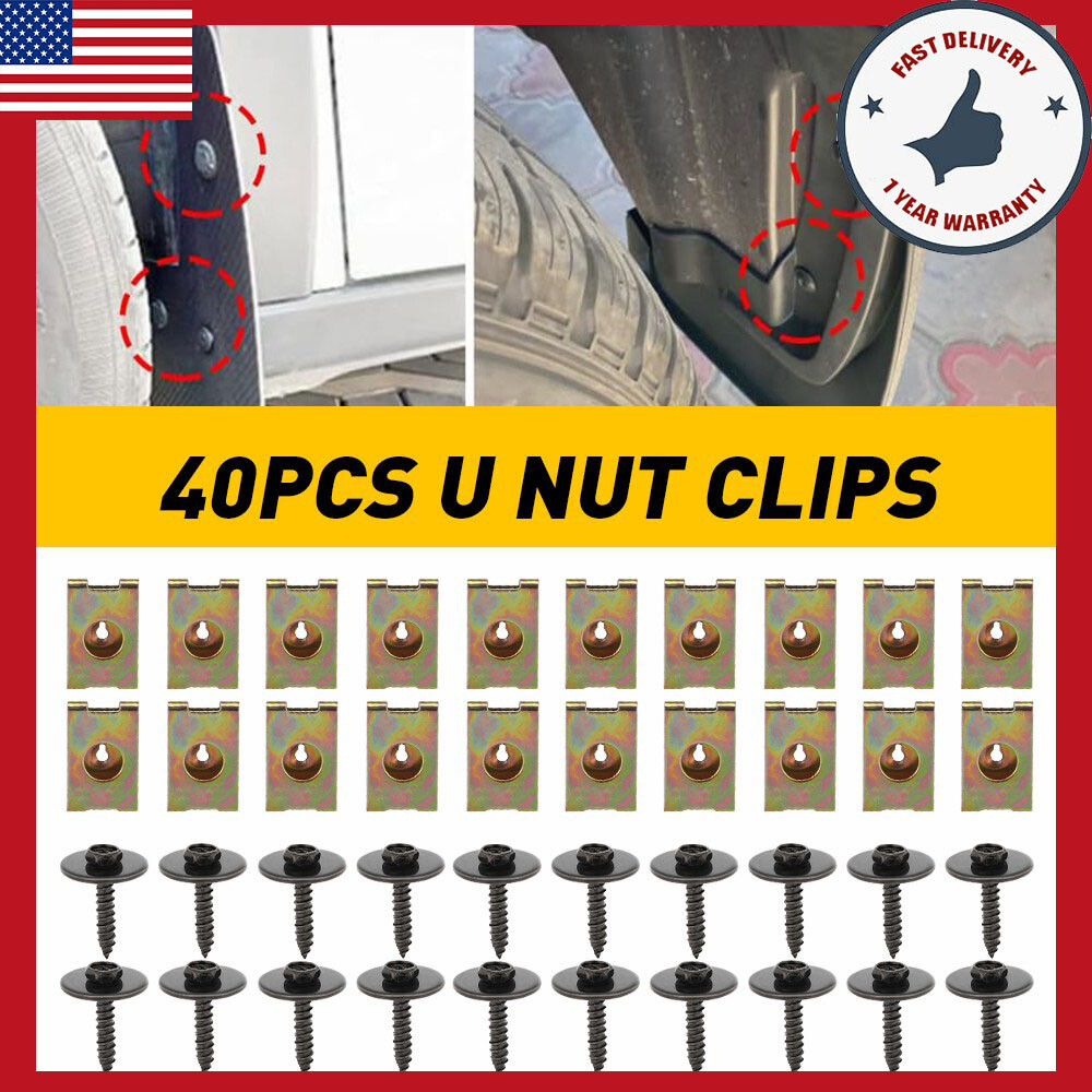 For BMW X1 E84 E83 X3 F25 X5 E53 E70 X6 E71 E72 U Nut Hex Screw Speed Fastener