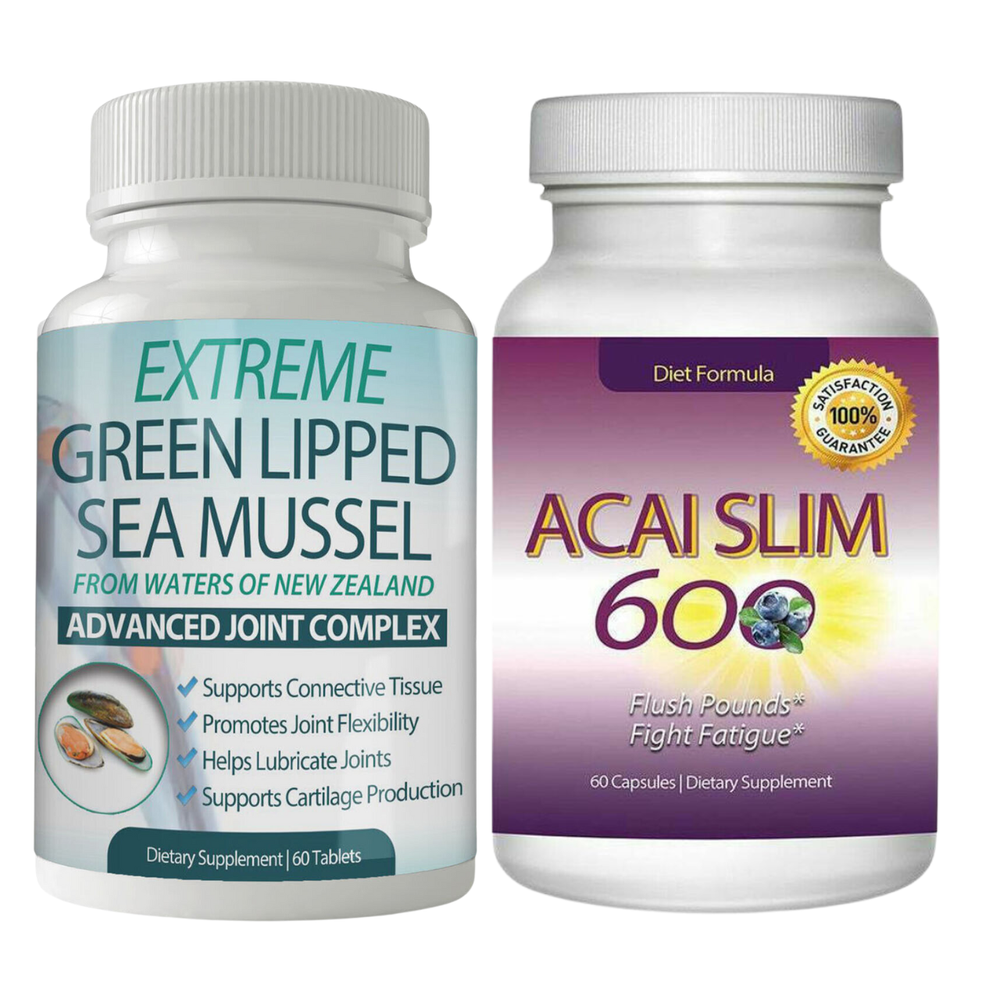 Green Lipped Mussel Joint Health Support Acai Slim Berry Weight Loss Supplement-image
