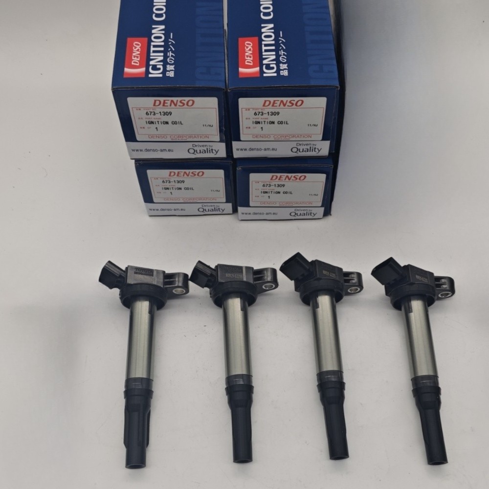 4Pcs Denso Ignition Coils 673-1309 90919-02255 For Lexus RAV4 Avalon Camry