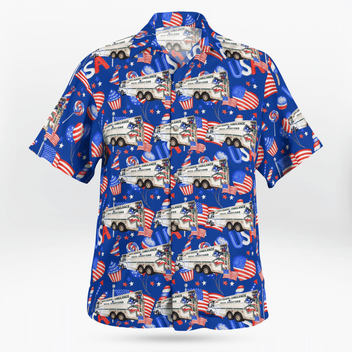 South Country Ambulance Specail Operations 4Th Of July Hawaii Shirt