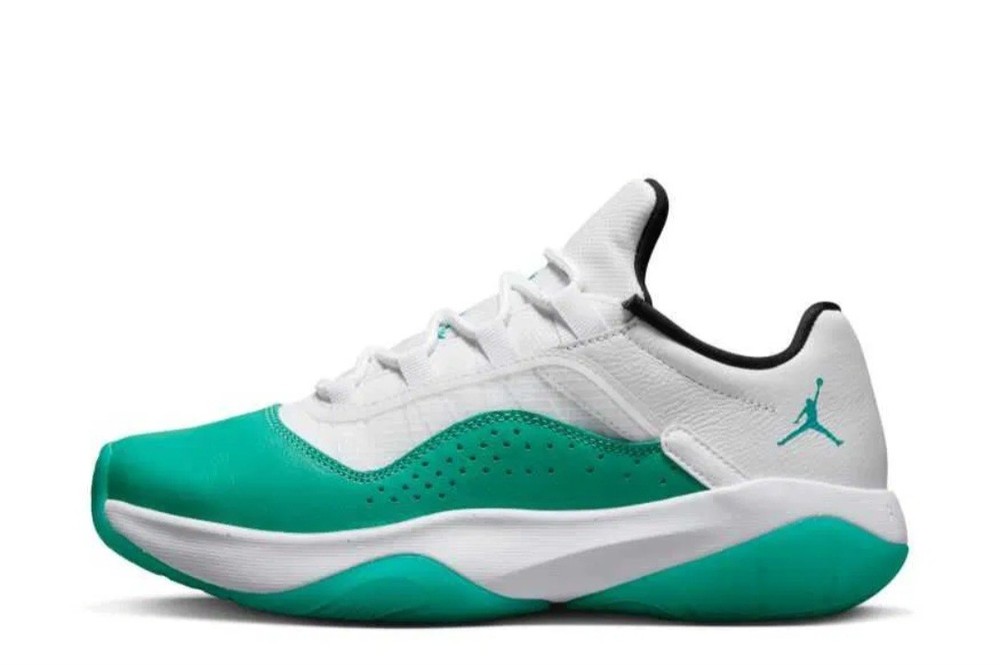 Nike AIR JORDAN 11 CMFT LOW WOMEN'S SHOES GREEN GLOW WHITE 8.5