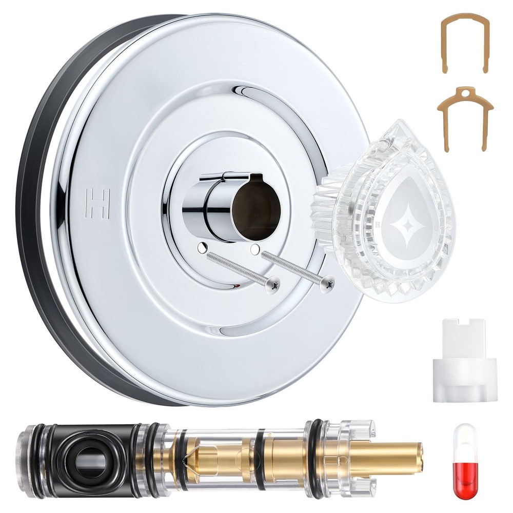 Tub & Shower Trim Kit w/ Cartridge for Moen Chateau Single Handle Valve Chrome