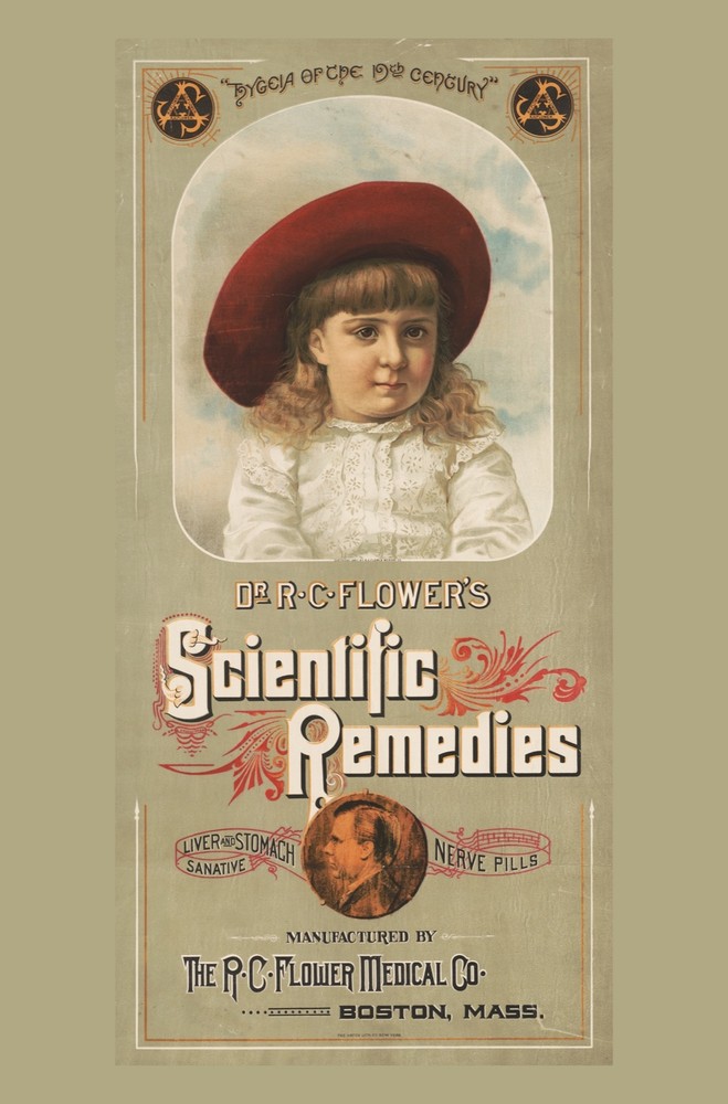 9644.Decoration Poster.Room Wall art.Home decor.Victorian remedies & medicines