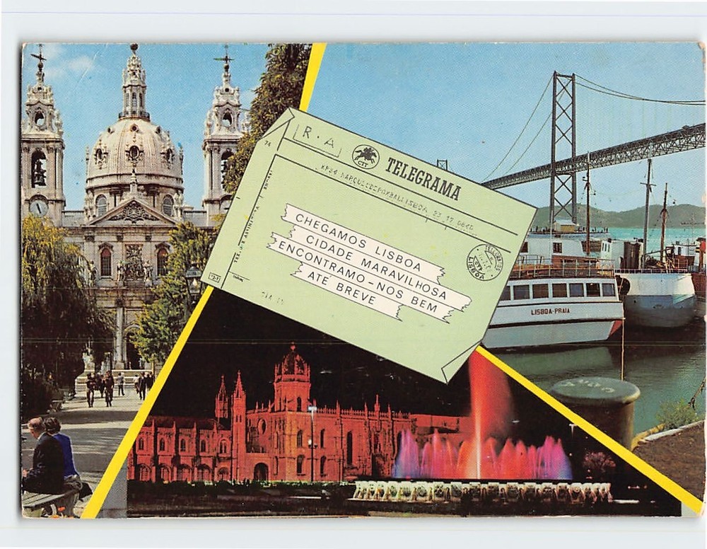 Postcard Lisbon Portugal