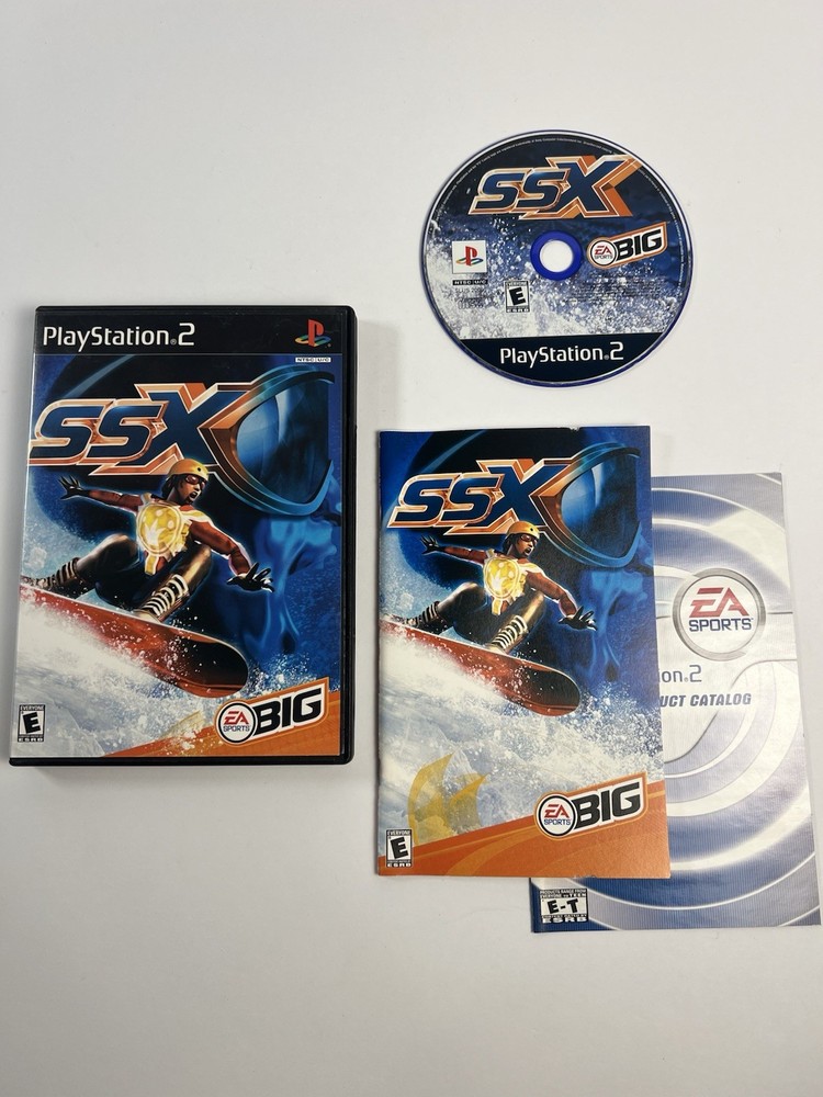 SSX Snowboarding PlayStation 2 PS2 Game Complete Black Label CIB TESTED