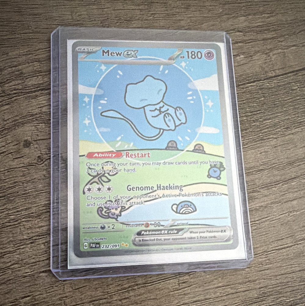 The Pokémon Company Mew ex Special Illustration Rare 232/091 Paldean Fates Holo