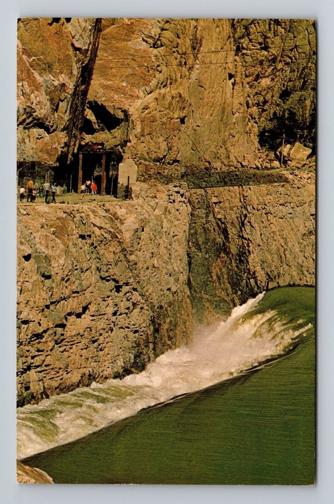 Cody WY-Wyoming Buffalo Bill Dam Overflow Vintage Postcard