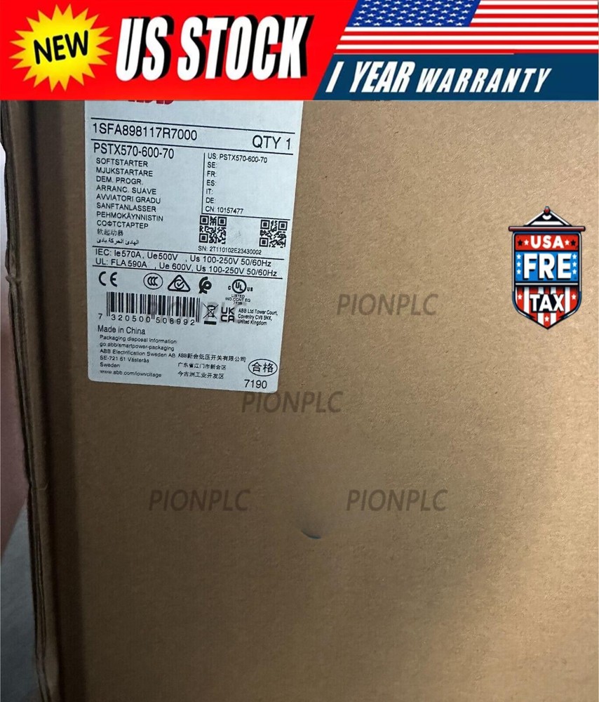 PSTX570-600-70 ABB PSTX570-600-70 soft starter Brand new