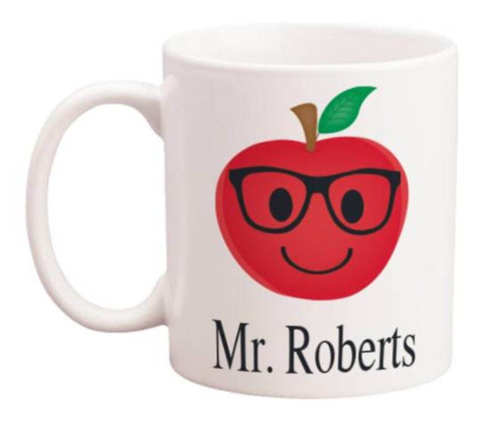 Teacher Mug Personalised Teacher Apple Personalised Teacher Appreciation Mug