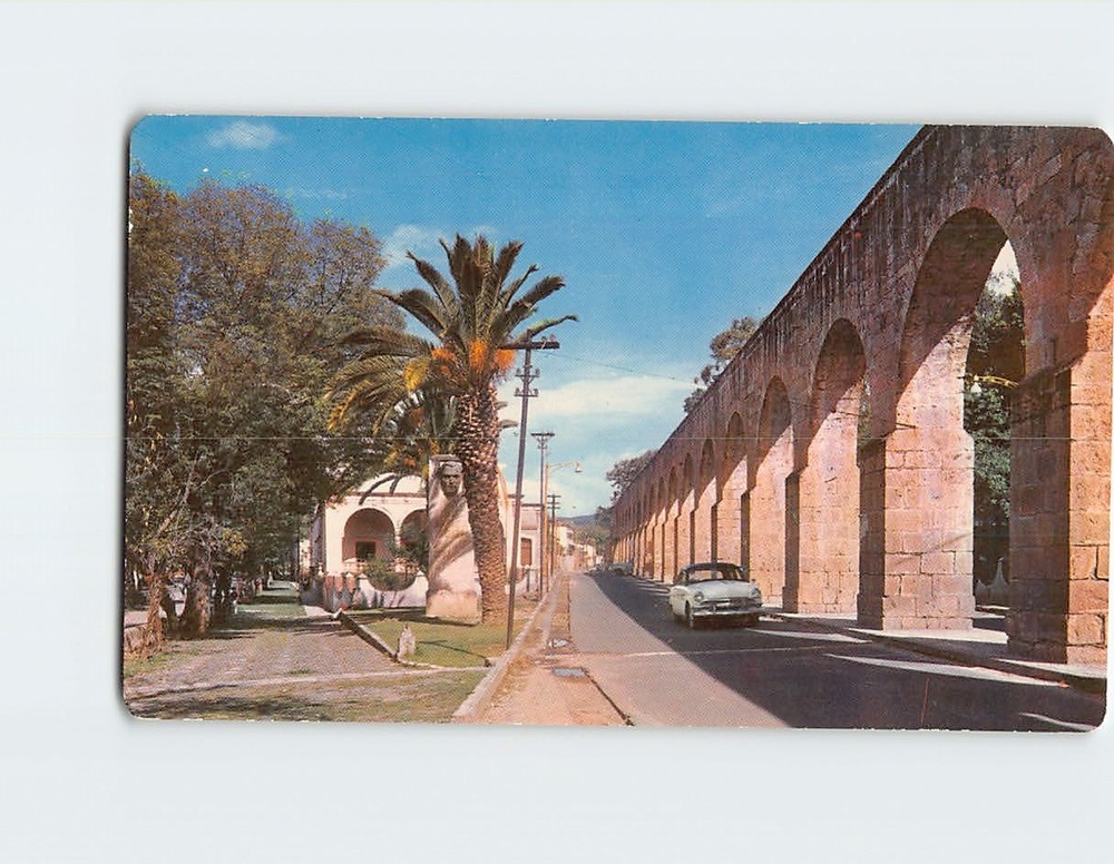 Postcard The Aqueduct Morelia Mexico