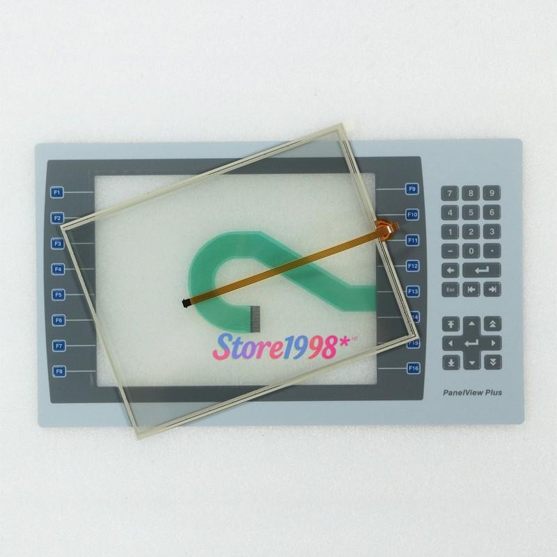 1 Pc. New For 2711P-B12W22A9P-B Membrane Keypad W/ Touch Screen Glass