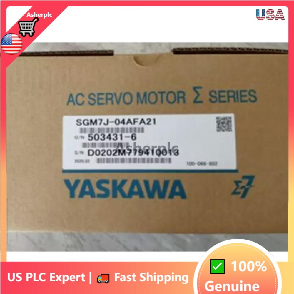US FREE TAX  YASKAWA SGM7J-04AFA21 Servo Motor SGM7J04AFA21