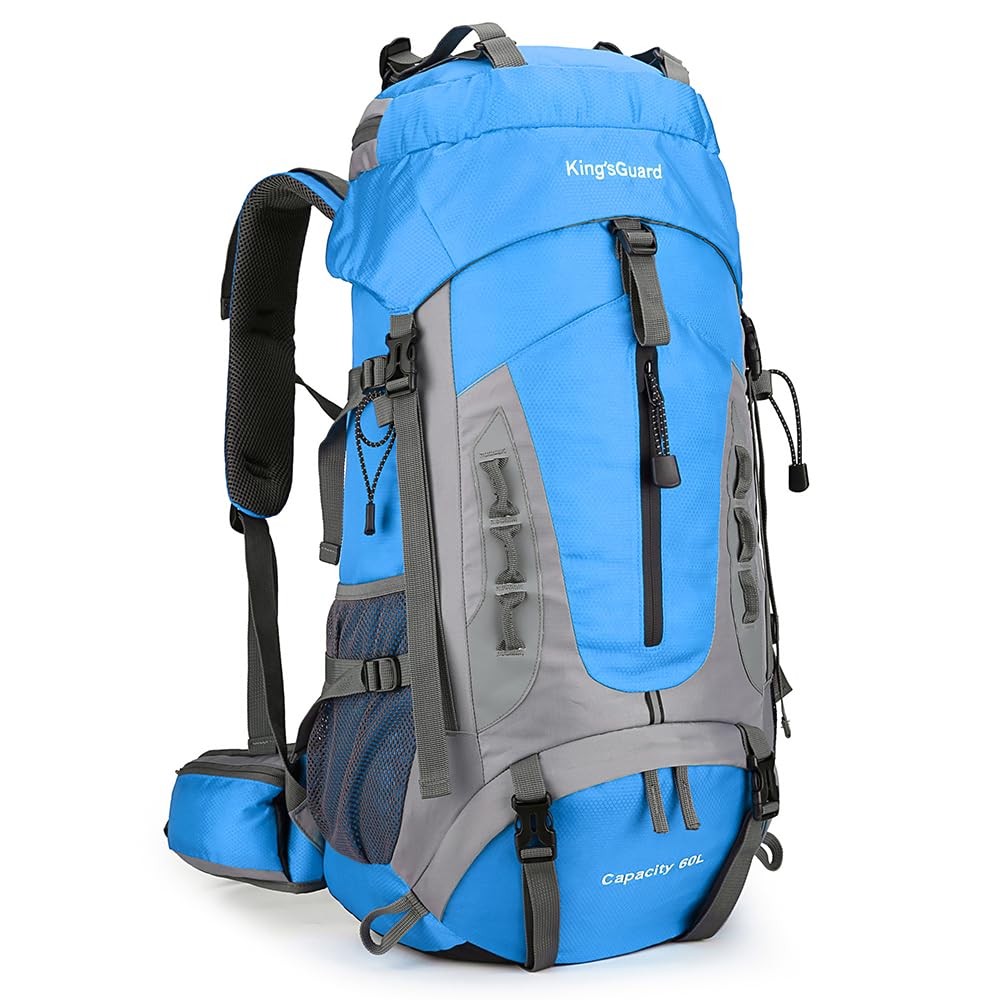 King'sGuard 60L Hiking Backpack for Men and Women Lightweight Camping Hiking ...