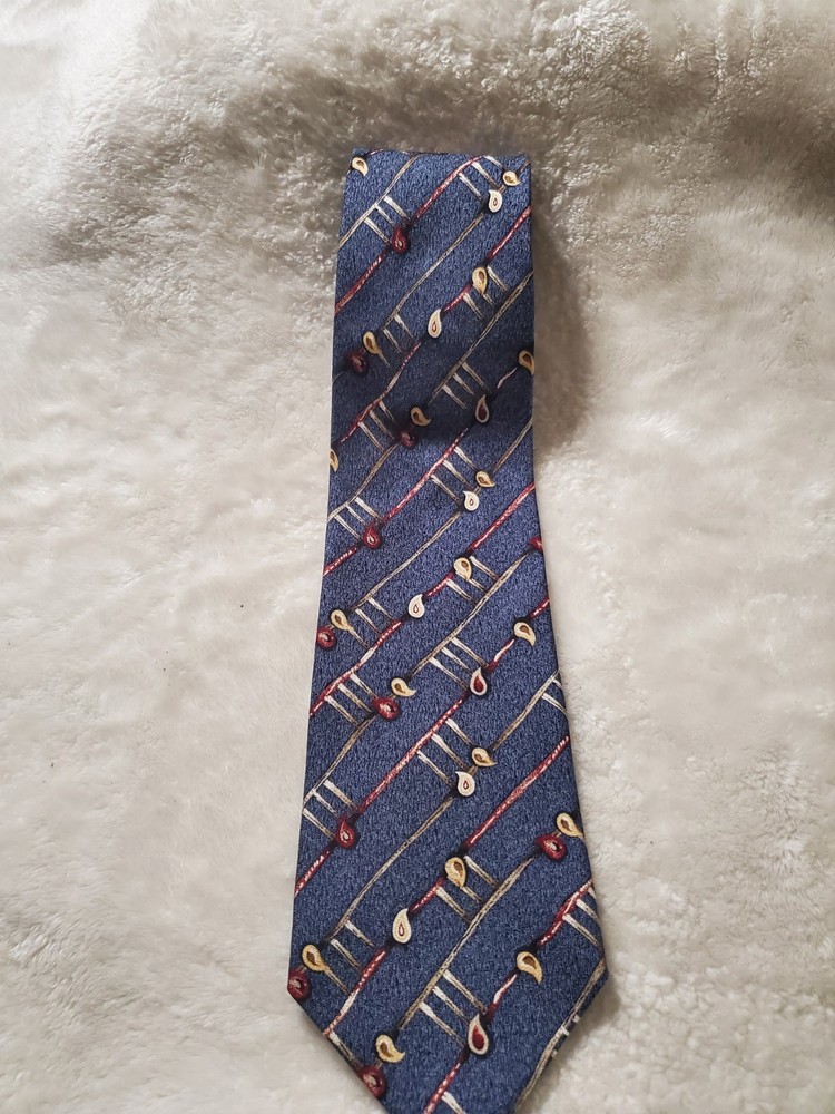 Jones New York Men's 100% Silk Necktie, Made In USA