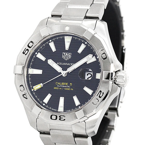 TAG Heuer Aquaracer Calibre 5 WAY2010. BA0927 Black Dial SS Men s Watch Automa
