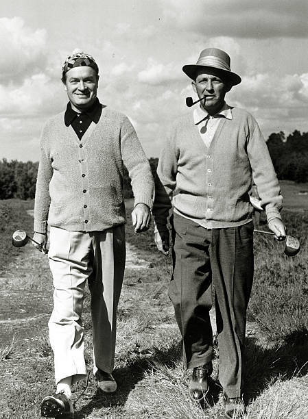 Bing Crosby And Bobe Hope At The Berkshire Golf Club 1952 OLD PHOTO