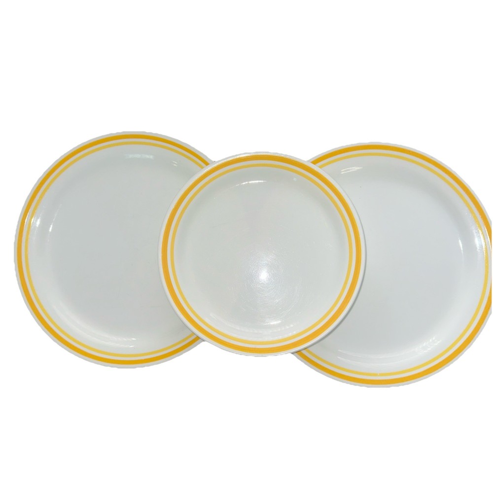3 Corning Corelle Dishes CITRUS SALAD / 1 LUNCHEON PLATES 8.5” 2 DINNER 10.5”