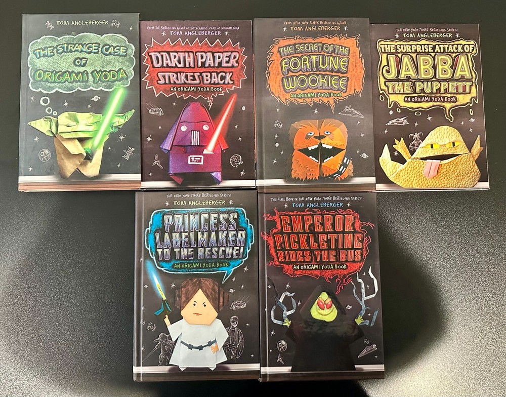 Origami Yoda Series 6 Book Lot by Tom Angleberger