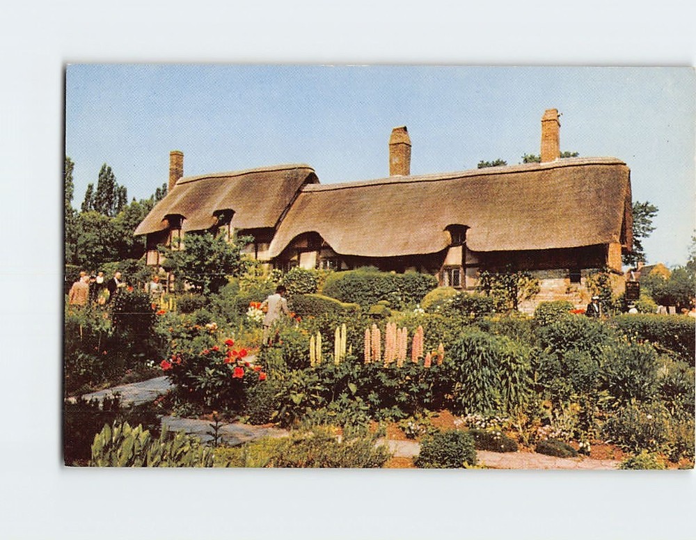 Postcard Anne Hathaway's Cottage Stratford-upon-Avon England