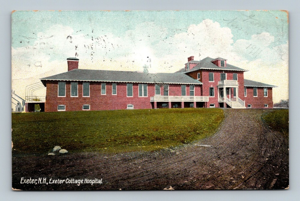 NH New Hampshire Exeter Cottage Hospital Postcard