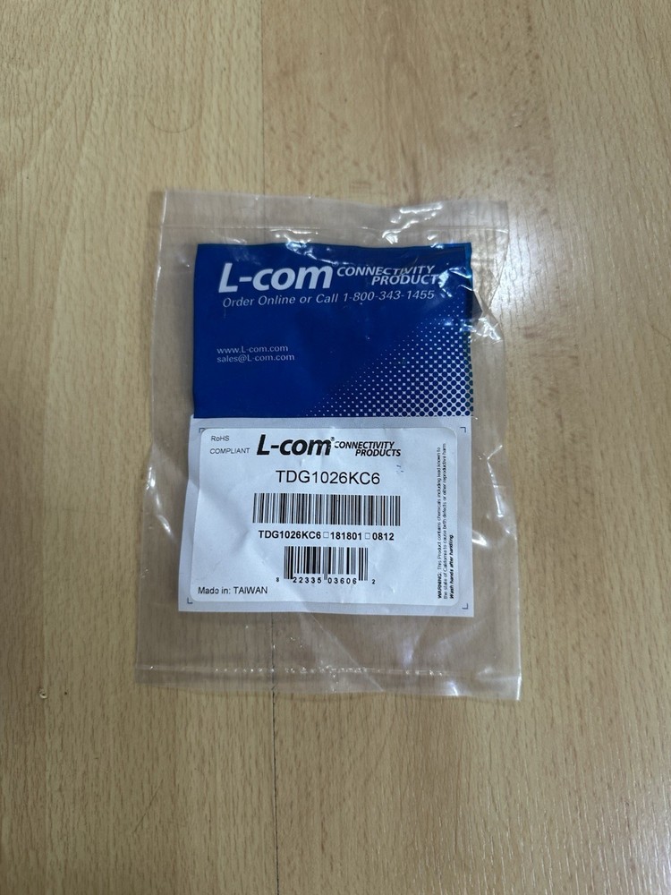 10x L-com TDG1026KC6 RJ45 Cat 6-Female-F wire Coupler/Extender Free FedEx Ship
