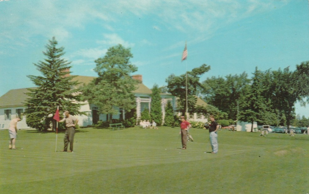 Postcard Chautauqua Golf Club On Lake Chautauqua New York USA