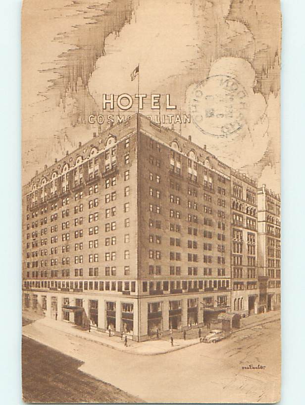 1948 Cosmopolitan Hotel Denver Colorado CO q6726